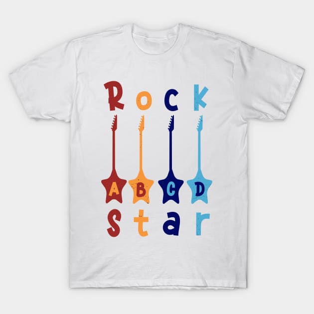 1. Klasse ABCD Rockgitarre T shirt T-Shirt by chilla09